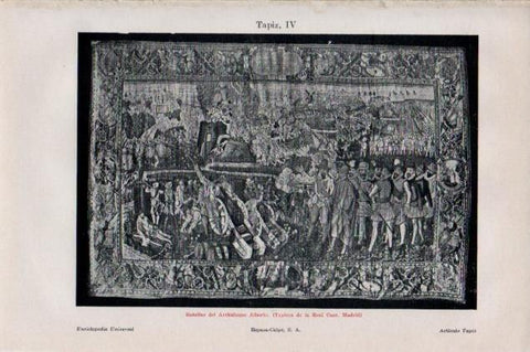 LAMINA V13178: Batallas del Archiduque Alberto tapiz