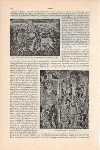 LAMINA V13175: Tapiz de Arras del siglo XV