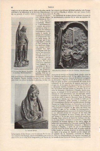 LAMINA V13088: Medallon de la Silleria de Coro de Cordoba