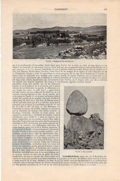 LAMINA V13130: Paisaje y centinela en Tandil, Argentina