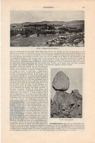 LAMINA V13130: Paisaje y centinela en Tandil, Argentina