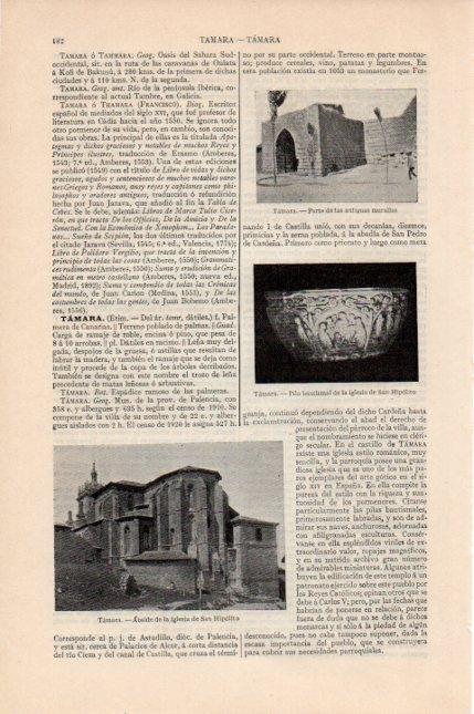 LAMINA V13112: Muralla e inglesia en Tamara, Palencia