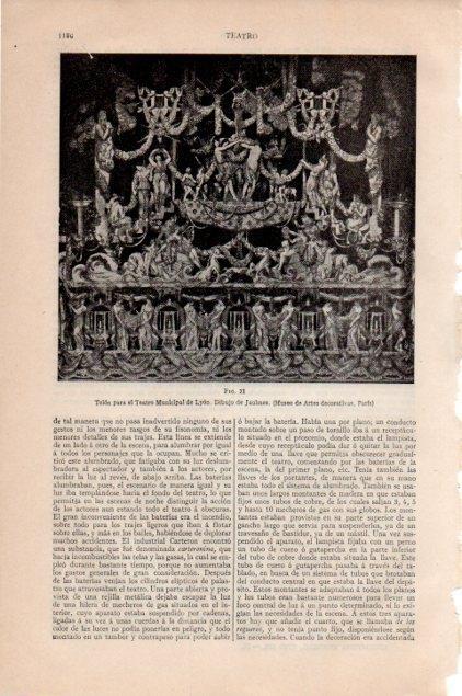 LAMINA V13279: Telon para el Teatro Municipal de Lyon