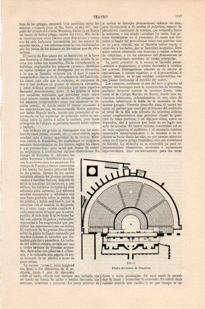 LAMINA V13277: Planta del teatro de Pompeya