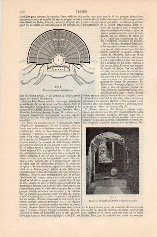 LAMINA V13276: Planta del teatro de Epidauro
