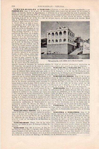 LAMINA V13262: Edificio Marina francesa en Tchung-king-fu