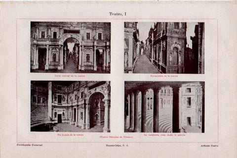 LAMINA V13286: Teatro Olimpico de Vicenza