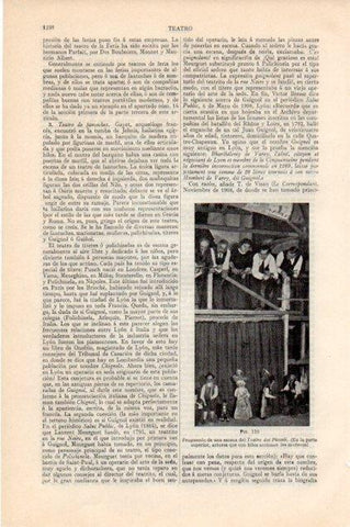 LAMINA V13309: Escena del Teatro dei Piccoli