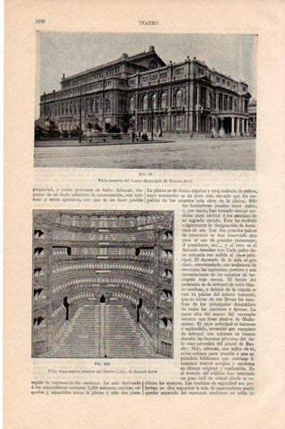 LAMINA V13304: Teatro Municipal de Buenos Aires