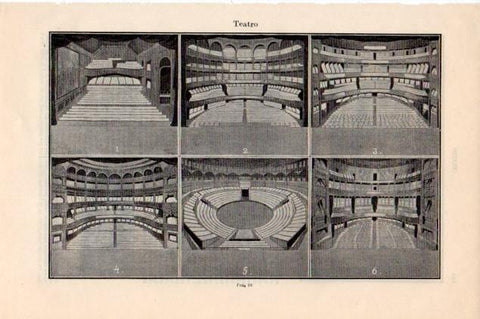 LAMINA V13301: Partes de un teatro