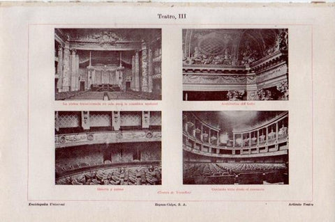 LAMINA V13297: Teatro de Versalles