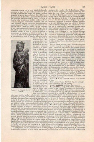 LAMINA V13254: Virgen de Sancho Abarca de Tauste