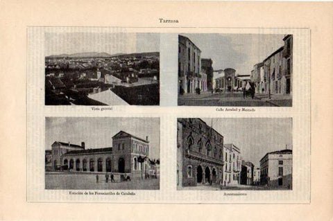LAMINA V13219: Vistas de Terrassa, Barcelona