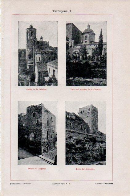 LAMINA V13212: Monumentos de Tarragona