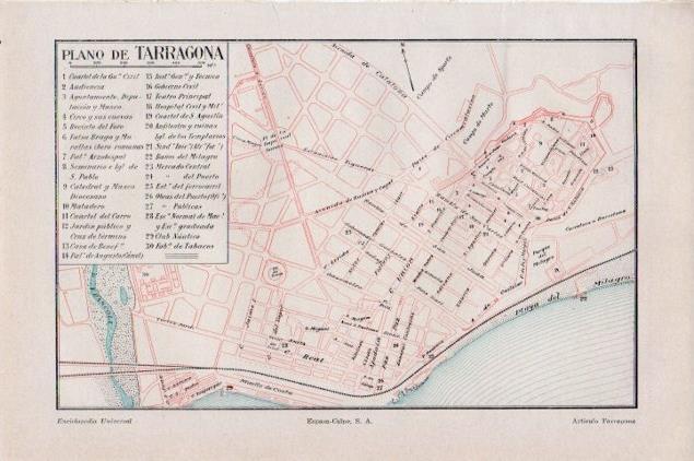 LAMINA V13207: Plano de Tarragona