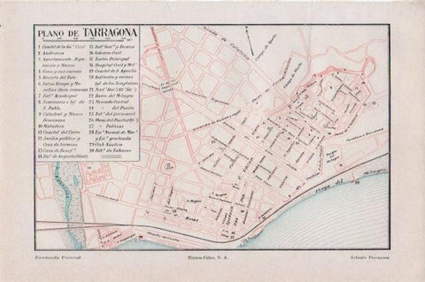 LAMINA V13207: Plano de Tarragona