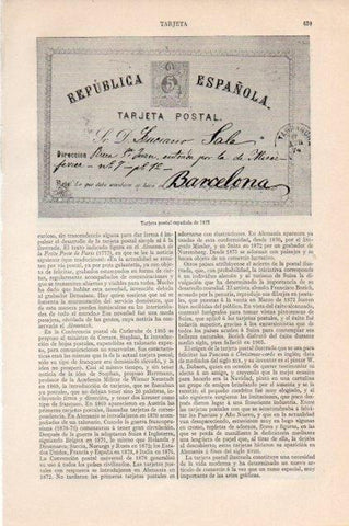 LAMINA V13203: Tarjeta postal de España de 1871