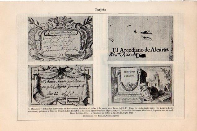 LAMINA V13201: Tarjetas de la Colección Ros Rafales de Guadalajara