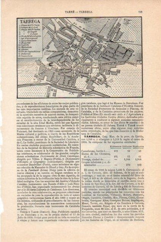 LAMINA V13223: Plano de Tarrega