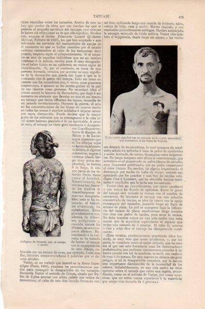 LAMINA V13242: Delincuente español con tatuaje