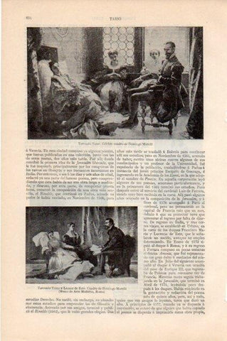 LAMINA V13235: Torcuato Tasso, por Morelli