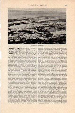 LAMINA V13227: Vista general de Tarudant, Marruecos