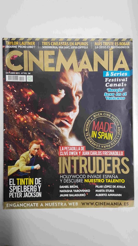Revista Cine: Cinemania num 193 octubre 2011. Portada: Intruders