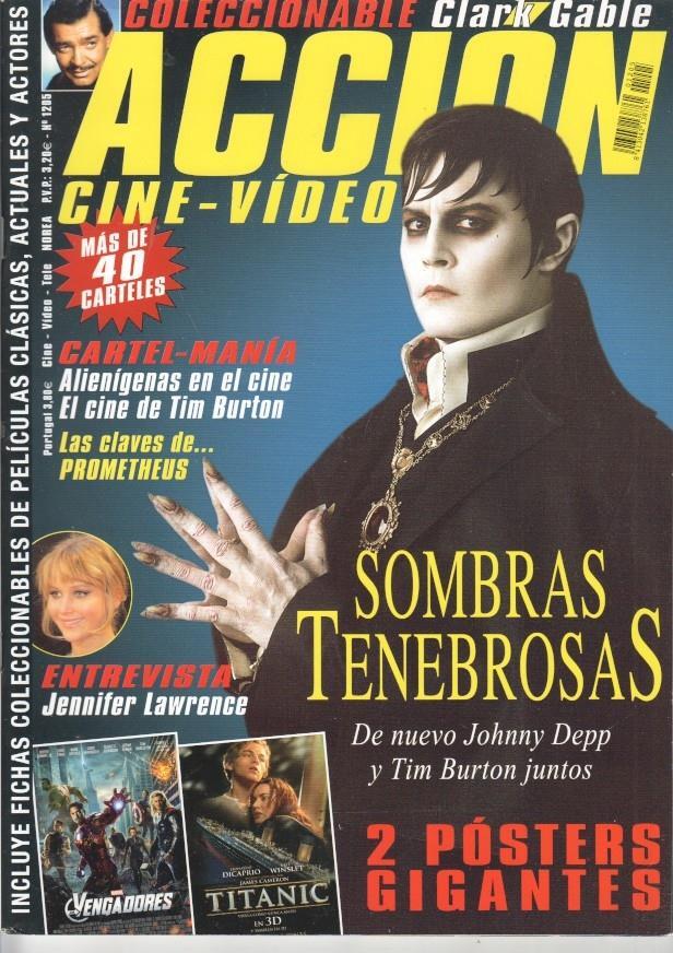 Revista Cine: Accion numero 1205: con mas de 40 carteles peliculas formato postal