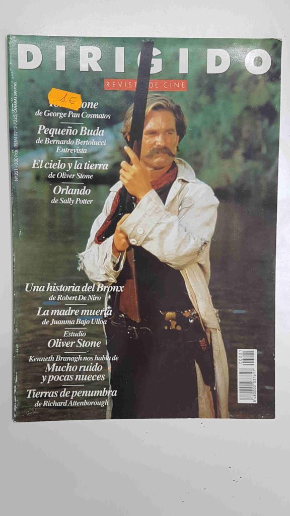 Revista Cine: Dirigido por num 221, febrero 1994. Portada: Tombstone