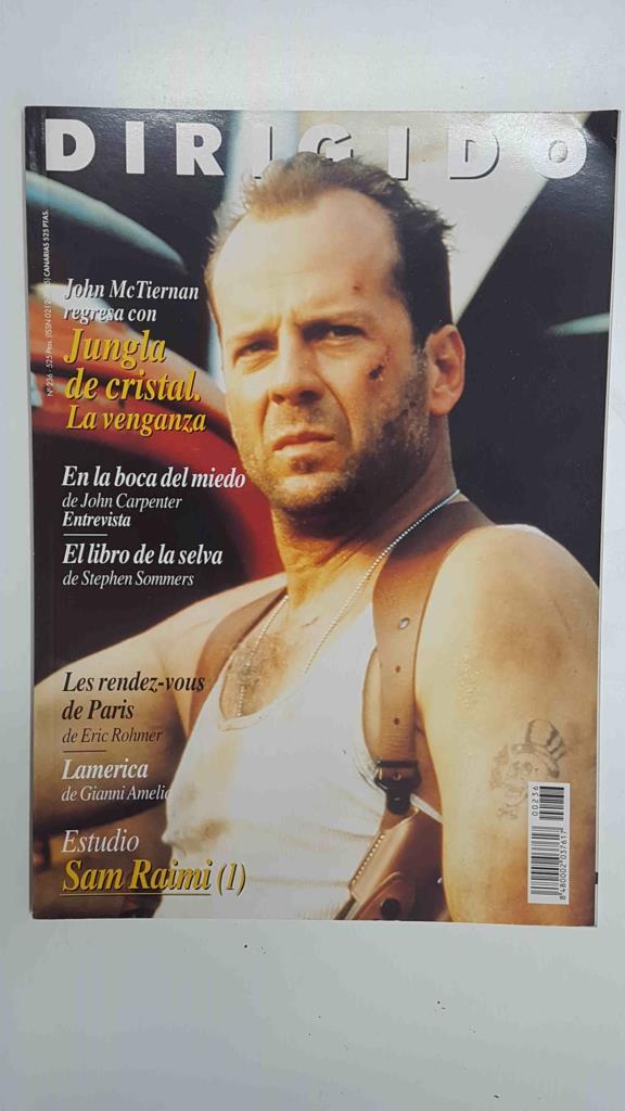 Revista Cine: Dirigido por num 236, junio 1995. Portada: Bruce Willis en la Jungla de cristal la venganza