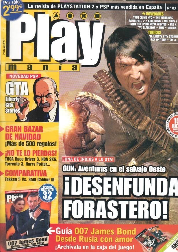 Play2 Mania: num 83 - Guia 007 James Bond Desde Rusia con amor, reportajes: Gun: Aventuras en el salvaje oeste