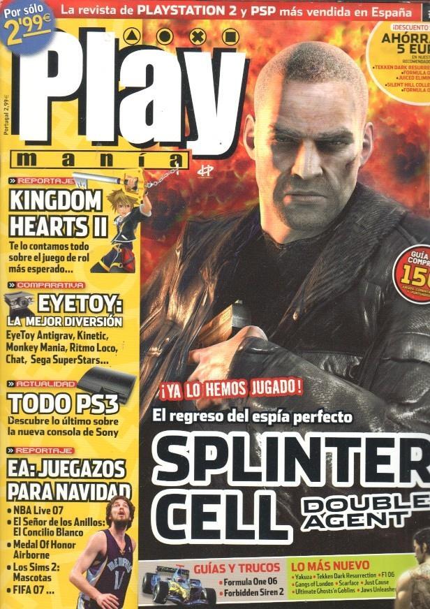 Play Mania: num 92 SIN guia, reportajes: Splinter Cell Double Agent