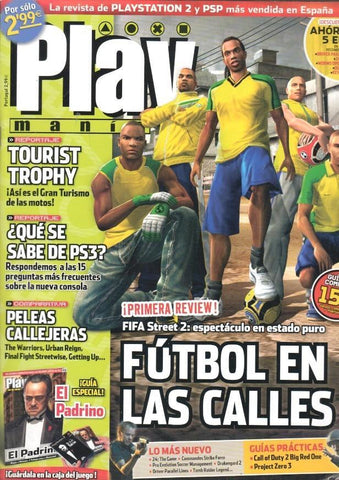 Play Mania: num 87- Guia El Padrino, reportajes: Fifa street 2