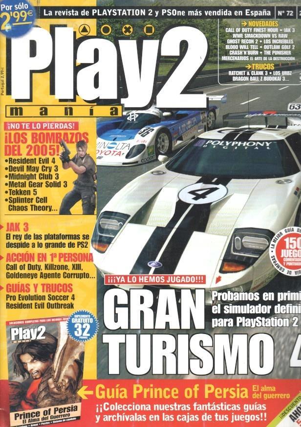 Play2 Mania: num 72 - Guia Prince of persia: El alma del guerrero, reportajes: Gran turismo 4