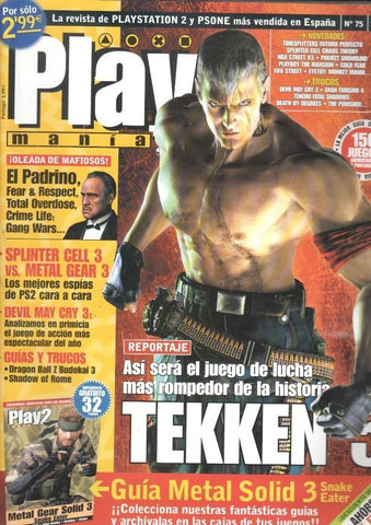 Play2 Mania: num 75 - Guia Tekken 5, reportajes: Metal Gear solid 3 Snake Eater