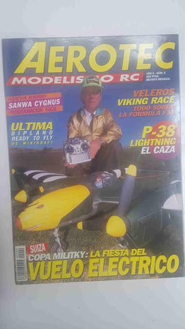 Revista Aerotec modelismo RC: año II num 09, febrero 1995 - Lockheed P-38 Lightning