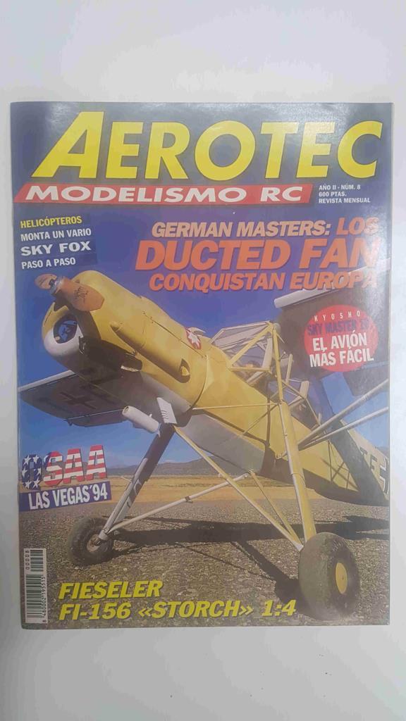 Revista Aerotec modelismo RC: año II num 08, enero 1995 - German Masters los Ducted  Fan conquistan europa