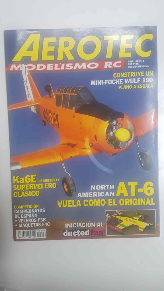 Revista Aerotec modelismo RC: año I num 06, nov 1994 - North American AT-6