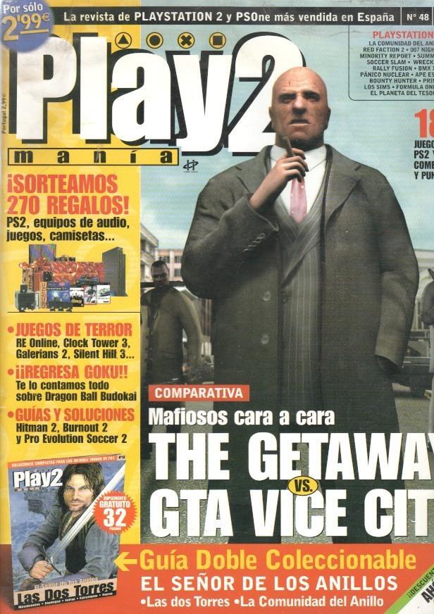 Play2 Mania: num 48 - Guia Las dos torres, reportajes: The getaway vs GTA Vice City
