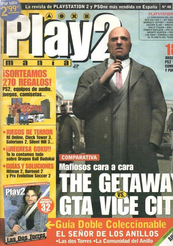 Play2 Mania: num 48 - Guia Las dos torres, reportajes: The getaway vs GTA Vice City