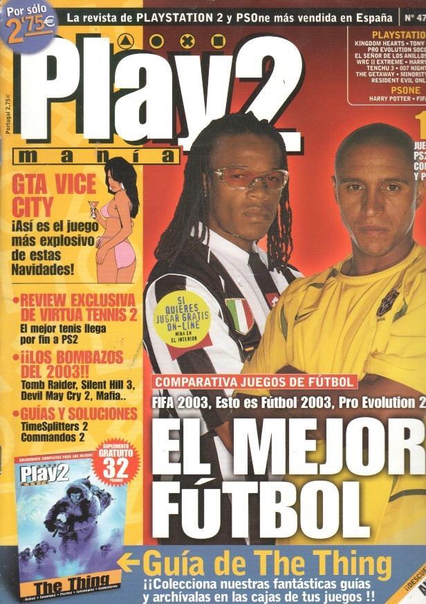 Play2 Mania: num 47 - Guia The thing, reportajes: Comparativa juegos de futbol