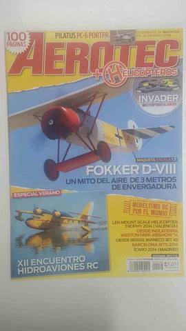 Revista Aerotec modelismo RC: año XX num 242, julio 2014 - Fokker D-VIII