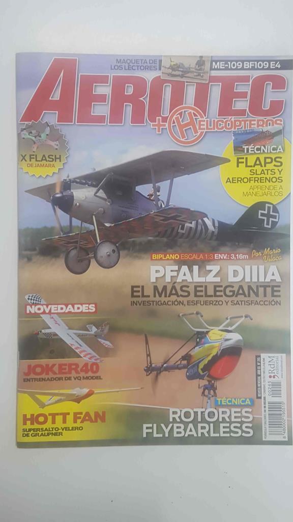 Revista Aerotec modelismo RC: año XX num 245, octubre 2014 - Pfalz DIIA