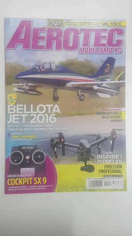 Revista Aerotec modelismo RC: año XXI num 264, mayo 2016 - Reportaje grafico Bellota Jet 2016