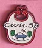 Varios E00408: Pin Civic 5p