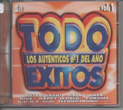 CD E00158: Cd Música. Todo Exitos. Los Auténticos nº 1 del año.2 CD'S