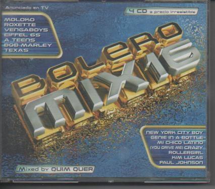 CD E00187: Cd Música Bolero Mix16. 4 CDs