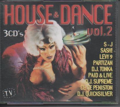 CD E00185: Cd Música. House & Dance vol 3. 3 CD'S