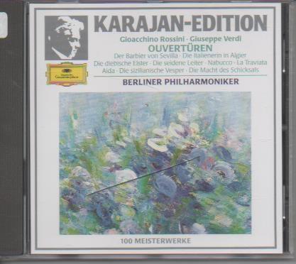 CD E00118: Cd Música. Karajan-Edition. Gioacchino Rossini-Giuseppe Verdi