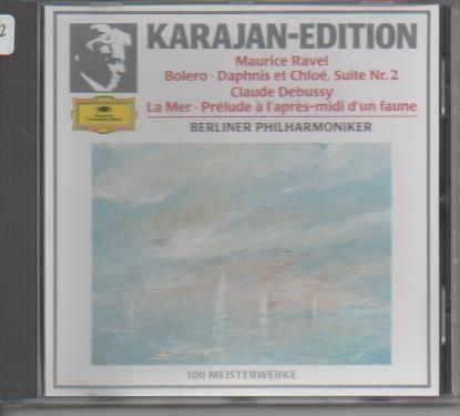 CD E00117: Cd Música. Karajan-Edition. Maurice Ravel. Claude Debussy